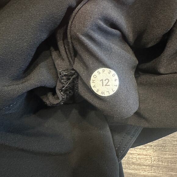 Lululemon Black On the Fly Woven 28” Pants Travel Commute Work Office Casual - Picture 8 of 8